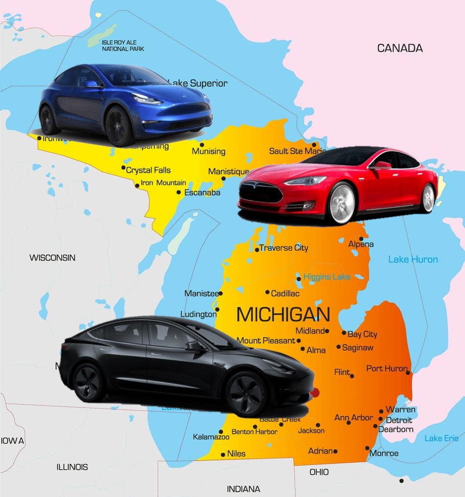 Tesla reaches agreement to sell directly delivery EVs in Michigan