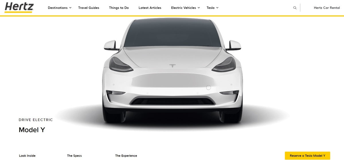 Hertz Orders 100,000 Teslas, Largest EV Purchase Ever