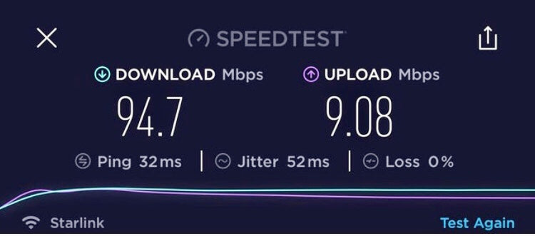 Starlink Ethernet Adapter, Starlink Speed Test