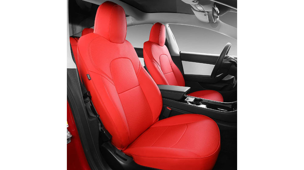 Tesla Model 3 Seat Covers - Red