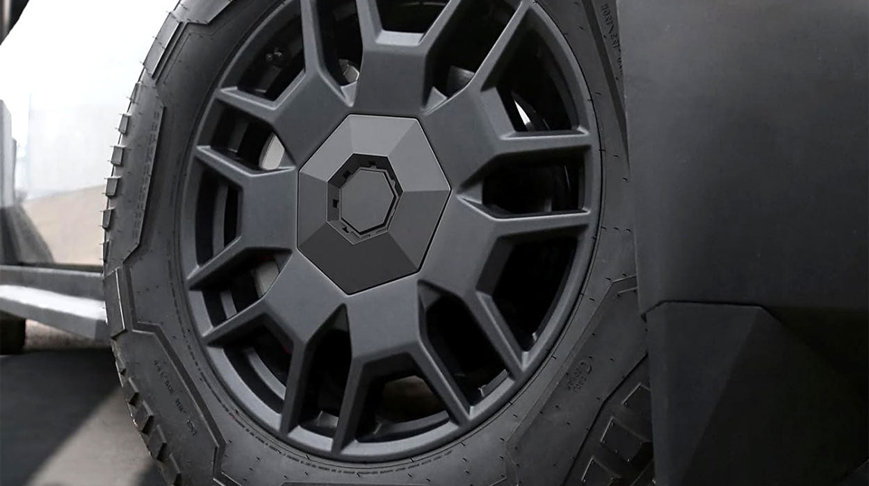 Tesla Cybertruck Wheel Center Hub Caps - Version B - 3