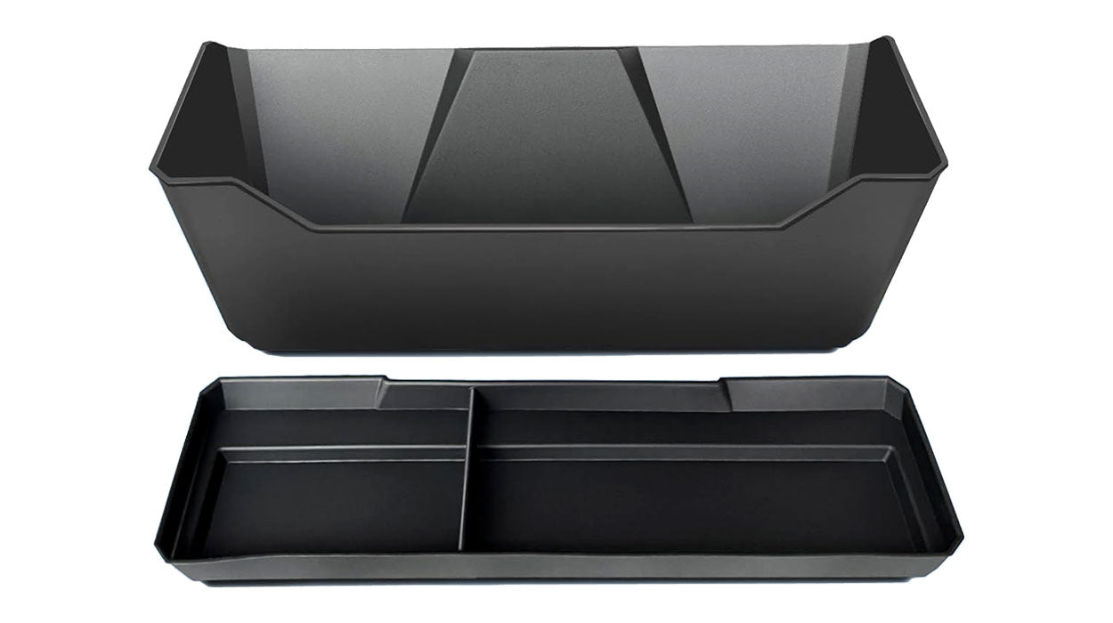 Tesla Cybertruck Underseat Storage Bin - Front