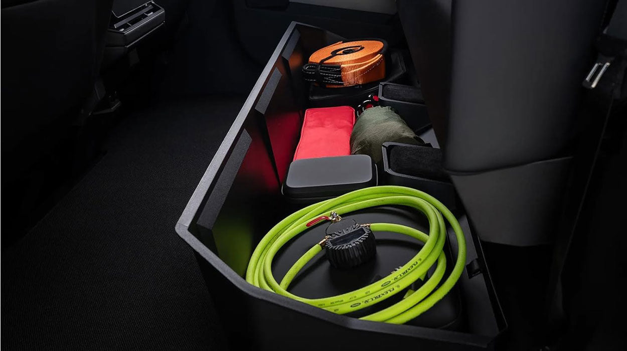 Tesla Cybertruck Underseat Storage Bin - Rear - 4