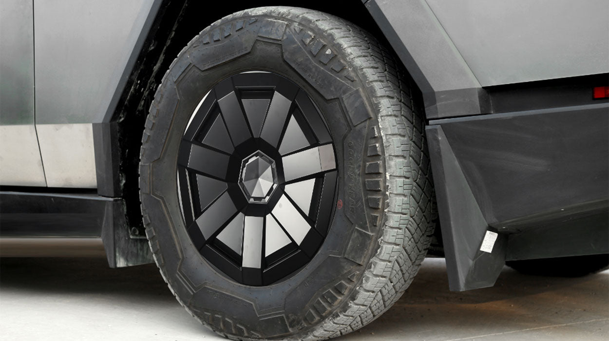 Tesla Cybertruck Wheel Covers Hub Caps - Version A - 2