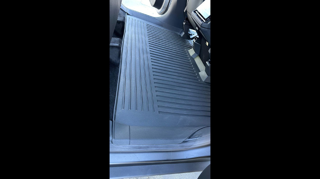 Tesla Cybertruck Floor Mats Liners - Rear Seat - 4