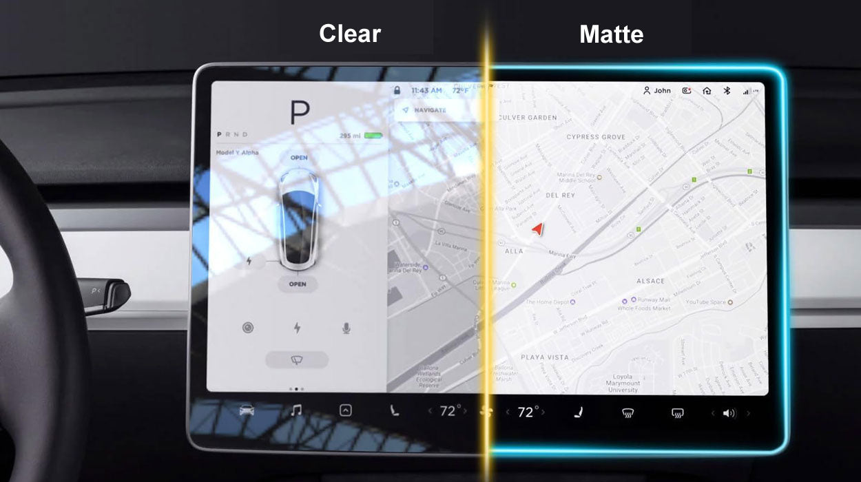 Cybertruck Screen Protector - Clear vs Matte Finish