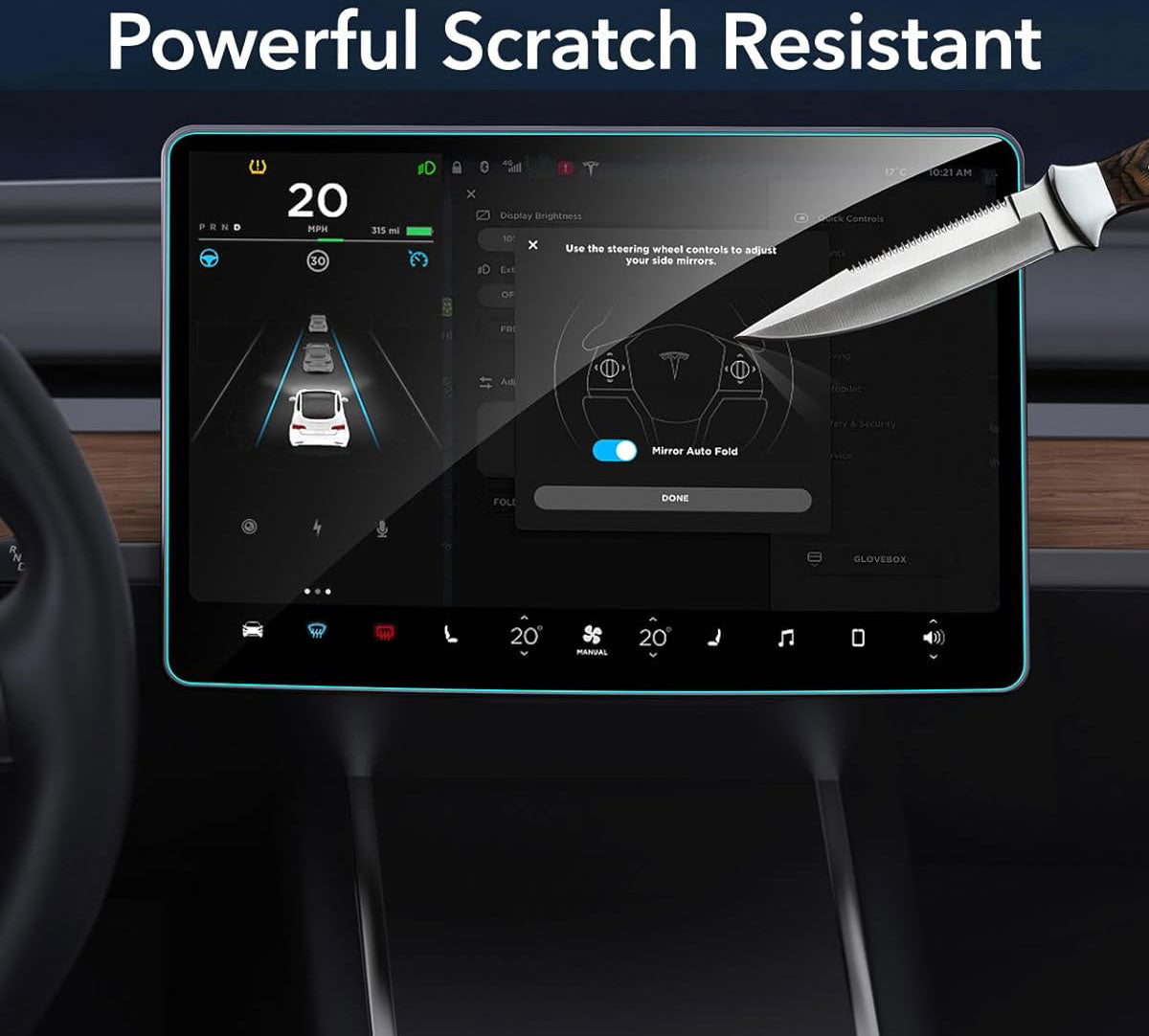 2024-2025 Tesla Model 3 Highland Screen Protector with Alignment Kit - 5