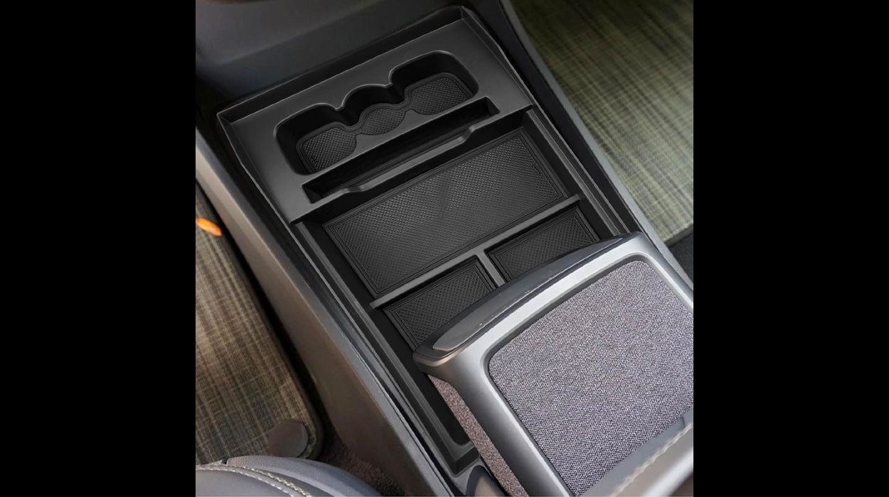 Rivian R1T R1S Center Console Organizer with Cup Holder - 2