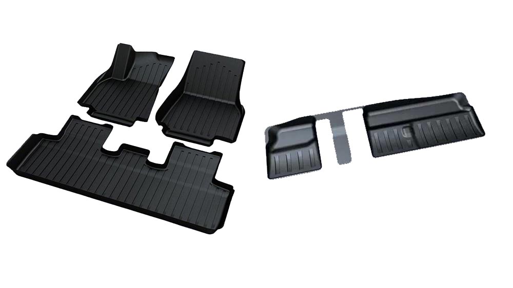 20212025 Tesla Model Y Floor Mats & Third Row Floor Mat (7 Seater)