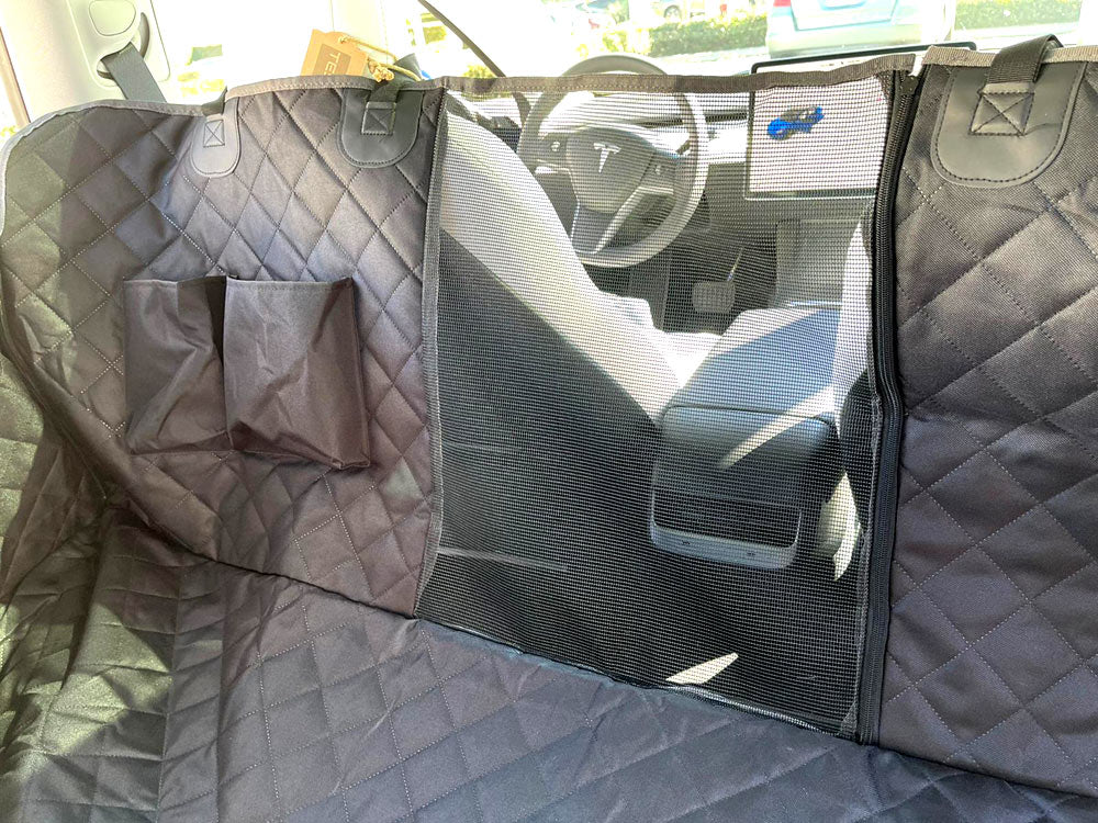 Tesmanian Pets Dog Seat Cover for Tesla Model Y Model 3 DRSC01