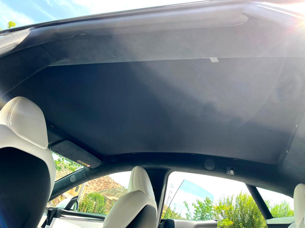  Sunroof Sun Shade, Glass Roof Sunshade for Tesla Model
