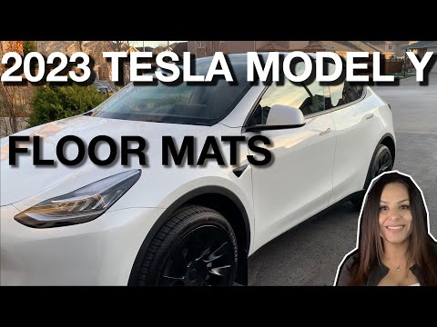 Tesla Model Y Floor Mats 2023 Trunk Mat Cargo Liner Model 3 Floor