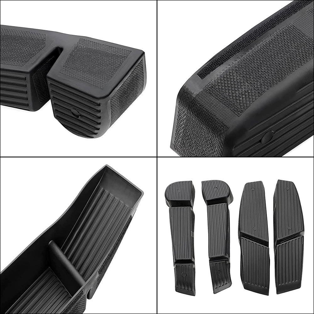 Compatible with Car Door Tray Organizer 2020-2023 Tesla Model Y Front and  Rear Door Side Storage Box TPE Material Black